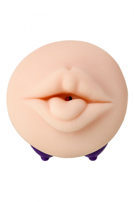 Двухсторонний мастурбатор JOS YARA в фиолетовой колбе - JOS - в Керчи купить с доставкой