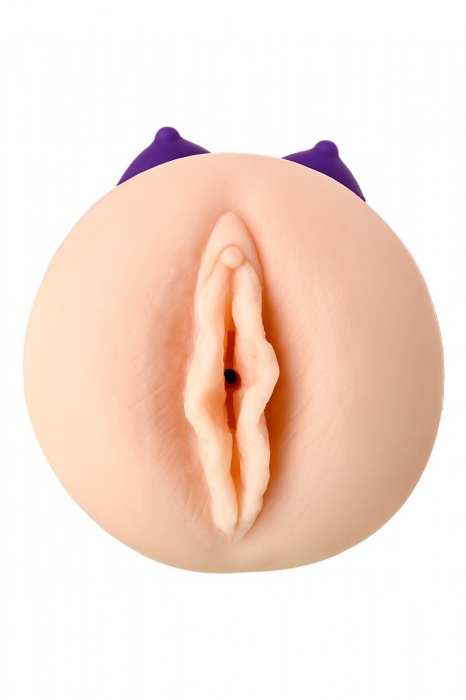 Двухсторонний мастурбатор JOS YARA в фиолетовой колбе - JOS - в Керчи купить с доставкой