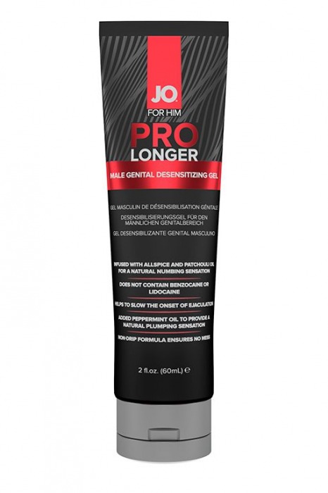 Гель-пролонгатор умеренного действия для мужчин JO Prolonger Gel – 60 мл. - System JO - купить с доставкой в Керчи