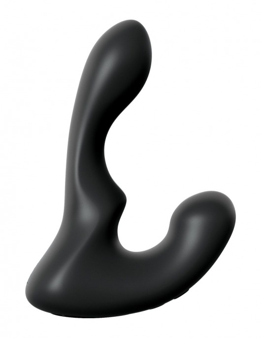 Черный анальный вибростимулятор P-Spot Milker - 14 см. - Pipedream - в Керчи купить с доставкой