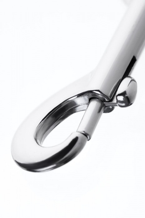 Серебристый двухсторонний карабин TOYFA Metal - ToyFa - купить с доставкой в Керчи