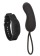 Черное виброяйцо с браслетом-пультом Wristband Remote Curve - California Exotic Novelties купить в Керчи с доставкой в Orgasmix.ru Черное виброяйцо с браслетом-пультом Wristband Remote Curve - California Exotic Novelties