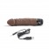 Коричневый вибратор-реалистик 6.5 Girthy Realistic Vibrator - 19 см. - PowerCocks купить в Керчи с доставкой в Orgasmix.ru Коричневый вибратор-реалистик 6.5 Girthy Realistic Vibrator - 19 см. - PowerCocks