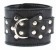 Чёрные наручники из кожи с пряжкой - БДСМ Арсенал - купить с доставкой в Керчи Чёрные наручники из кожи с пряжкой - БДСМ Арсенал - купить с доставкой в Керчи
