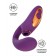 Фиолетовый вибромассажер с клиторальной стимуляцией Megam - ToyFa купить в Керчи с доставкой в Orgasmix.ru Фиолетовый вибромассажер с клиторальной стимуляцией Megam - ToyFa