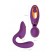 Фиолетовый вибромассажер с клиторальной стимуляцией Megam - ToyFa купить в Керчи с доставкой в Orgasmix.ru Фиолетовый вибромассажер с клиторальной стимуляцией Megam - ToyFa