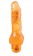 Оранжевый вибратор-реалистик JELLY JOY 7INCH 10 RHYTHMS ORANGE - 17,5 см. - Dream Toys купить в Керчи с доставкой в Orgasmix.ru Оранжевый вибратор-реалистик JELLY JOY 7INCH 10 RHYTHMS ORANGE - 17,5 см. - Dream Toys