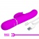 Лиловый вибратор-кролик с пульсацией Gigi - 22,8 см. - Baile
